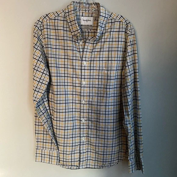 Goodfellow Co Shirts Good Fellow Target Slim Plaid Mens